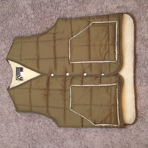 Vintage Columbia Sportswear Co. Sherpa Fleece Lined Vest - Picture 1 of 4